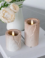 real wax flameless candles